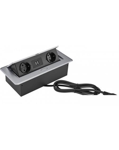 Сетевой фильтр CS-SOCKET-EU/USBA-GY Cactus