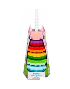 Развивающая игрушка Пирамидка. Веселые шестеренки SPIN01V Fancy