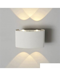 Фасадный светильник 1555 Techno LED Twinky Double (белый) Elektrostandard