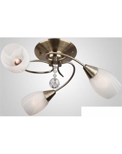 Припотолочная люстра Virginia 30100/3 (бронзовый) Евросвет