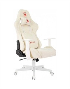Игровое (геймерское) кресло Bloody GC-570 (белый) A4tech