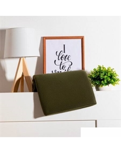 Плед 4785053 130x150 (темно-зеленый, 160 г/м2) Экономь и я