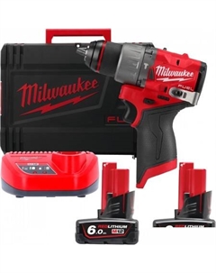 Ударная дрель-шуруповерт M12 FUEL M12FPD2-602X 4933479870 (с 2-мя АКБ 6 Ач, кейс) Milwaukee