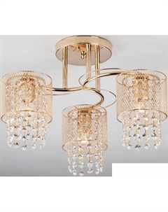 Припотолочная люстра 30137/3 (золотистый) Евросвет