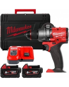 Дрель-шуруповерт M18 FUEL M18FDD3-502X 4933479863 (с 2-мя АКБ 5 Ач, кейс) Milwaukee