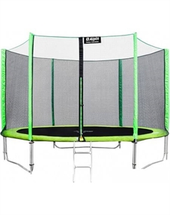 Батут 3.74 м с защитной сеткой и лестницей Alpin