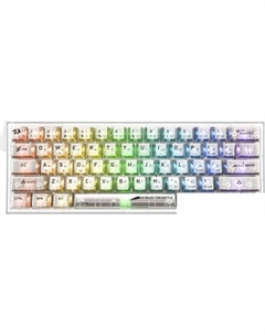 Клавиатура Fizz (прозрачный/белый) Redragon