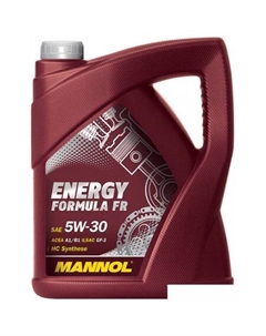 Моторное масло ENERGY FORMULA FR 5W-30 5л Mannol