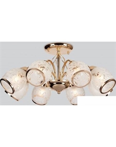 Люстра средней высоты 30026/8 золото Евросвет