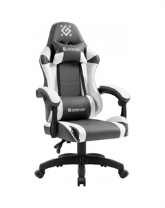 Игровое (геймерское) кресло Fortune 64026 (серый/белый) Defender