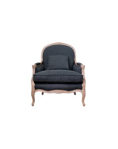 Кресло классическое aldo graphite серый 84x103x85 см Mak-interior