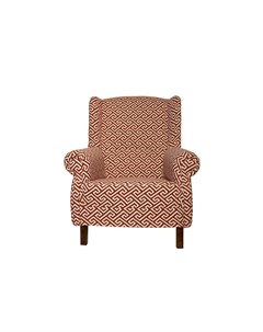 Кресло в стиле арт деко красный 85 0x105 0x85 0 см La neige