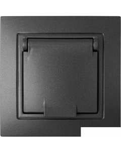 Розетка РС16-356 (графит) Bylectrica