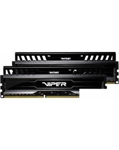 Оперативная память Viper 3 Black Mamba 2x4GB KIT DDR3 PC3-12800 (PV38G160C9K) Patriot