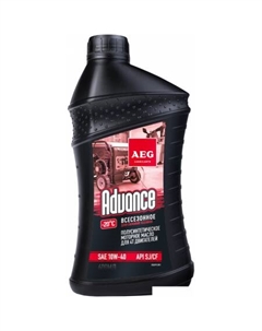 Моторное масло Advance SAE 10W-40 API SJ/CF 0.6л Aeg lubricants