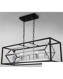 Подвесная люстра 70122/5 (черный) Евросвет