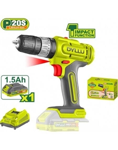 Ударная дрель-шуруповерт DTCDP521 (с 1-им АКБ) Dyllu