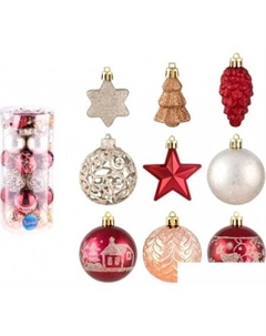 Елочная игрушка SYQB2-0123066 (34 шт) Волшебная страна