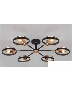Припотолочная люстра 70121/6 (черный) Евросвет