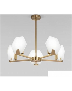 Люстра средней высоты 60158/5 латунь Евросвет