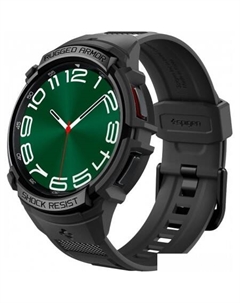 Ремешок Rugged Armor Pro для Galaxy Watch6 Classic (47 мм) (черный) Spigen