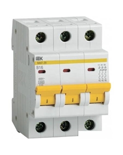 Выключатель автоматический ВА 47-29 3п 16А B MVA20-3-016-B Iek