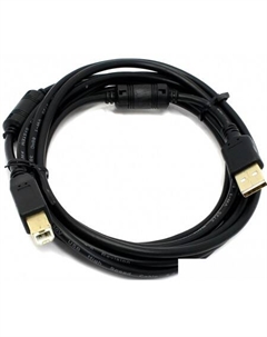 Кабель USB Type-A - USB Type-B UC5010-050A (5 м, черный) 5bites