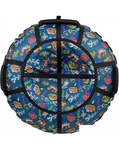 Тюбинг SnowDream Glamour S Калифорния 100см во9000-2 (синий) Hubster