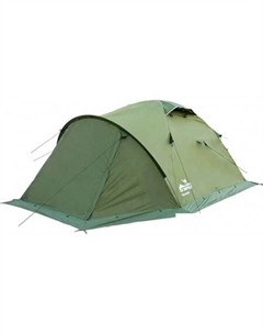 Экспедиционная палатка Mountain 4 v2 (зеленый) Tramp