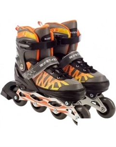 Роликовые коньки 8817-M-BK (р. 34-37) Favorit