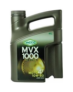 Моторное масло MVX 1000 4T 10W-50 4л Yacco