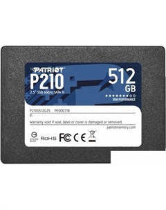 SSD P210 512GB P210S512G25 Patriot