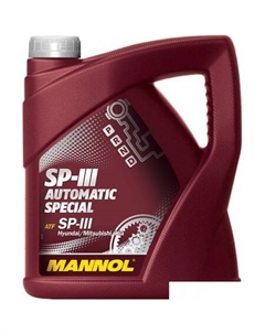 Трансмиссионное масло SP-III Automatic Special 4л Mannol