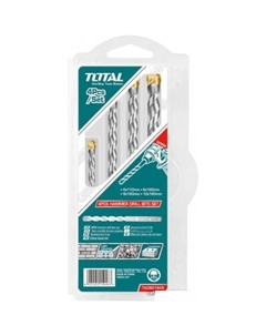 Набор буров TACSD1945 (4 шт) Total