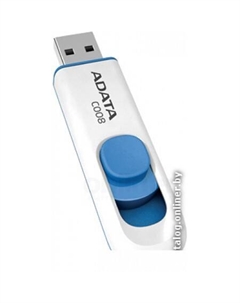 USB Flash C008 White+Blue 32 Гб (AC008-32G-RWE) Adata