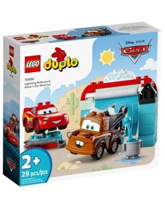 Конструктор DUPLO Disney 10996 Развлечение на автомойке Молнии Маккуина и Мэтра Lego