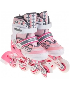 Роликовые коньки 1188-S-PN (р. 30-33) Favorit