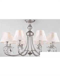 Люстра средней высоты 60069/8 (серебристый) Евросвет