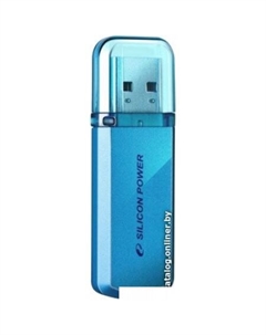 USB Flash Helios 101 32 Гб SP032GBUF2101V1B (синий) Silicon power