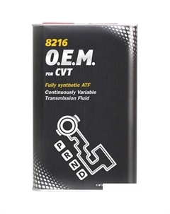 Трансмиссионное масло O.E.M. 8216 for CVT 1л Mannol