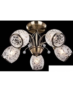 Припотолочная люстра 30026/5 (бронзовый) Евросвет