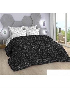 Постельное белье Инь-янь Евро (поплин) Миланика