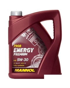 Моторное масло Energy Premium 5W-30 API SN/CF 5л [MN7908-5] Mannol