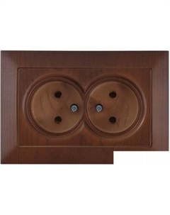 Розетка Daria 2120 203 0257 (орех) Mutlusan