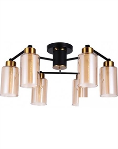 Люстра средней высоты Leo A7027PL-6BK Arte lamp