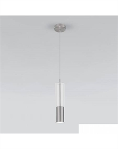 Подвесная люстра 50249/1 никель Евросвет