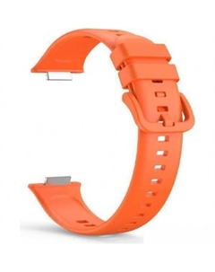 Ремешок силиконовый для Huawei Watch FIT 2 (оранжевый) Rumi
