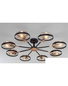 Припотолочная люстра 70121/8 (черный) Евросвет