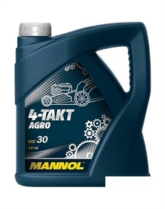 Моторное масло 4-Takt Agro SAE 30 API SG 4л Mannol