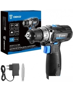 Дрель-шуруповерт ZKCD12 084-1008 (с 1-им АКБ) Deko